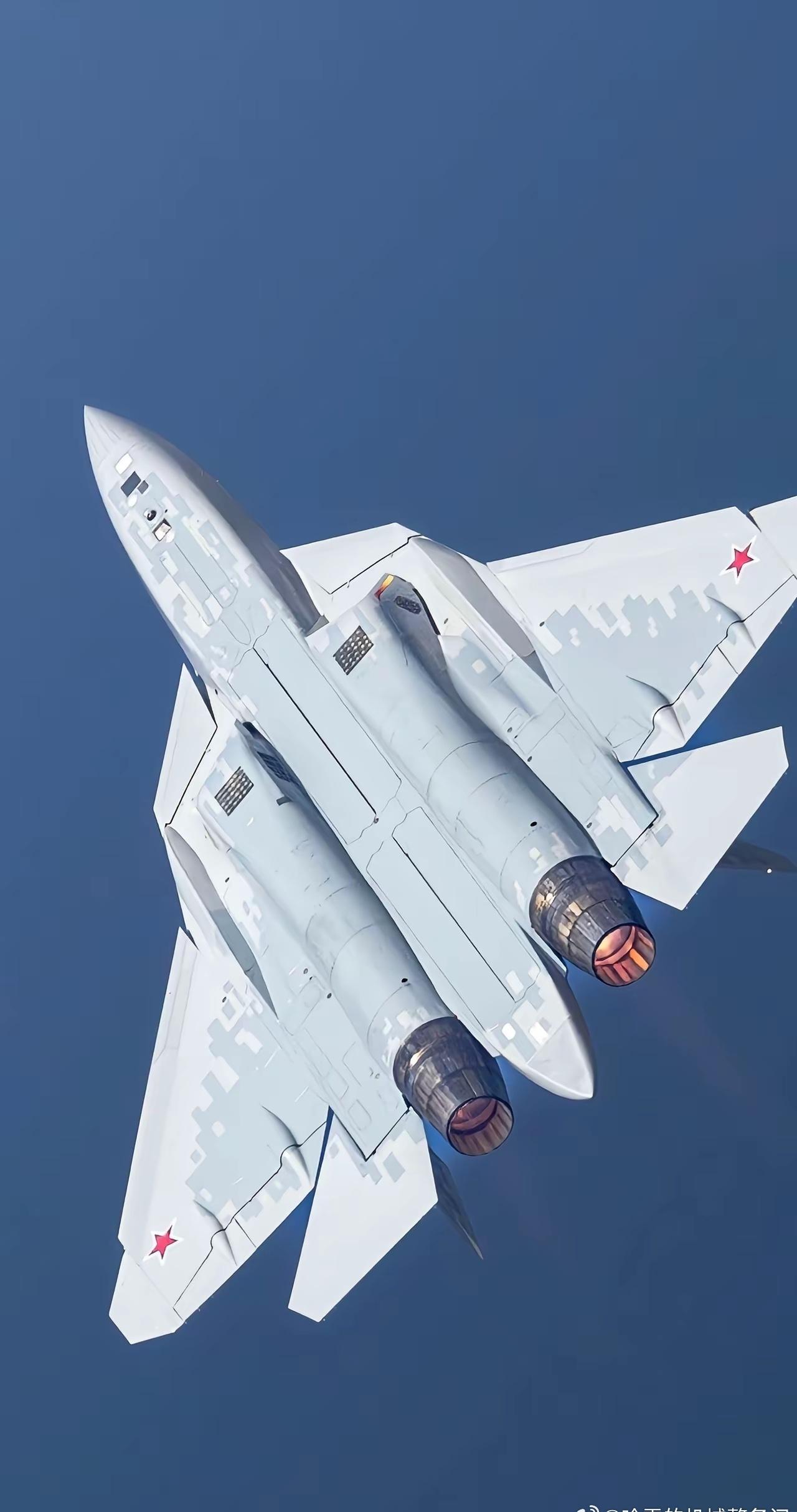 迪拜航展上的苏57战机，应该是最新改进型。烽火问鼎计划迪拜航展​​​