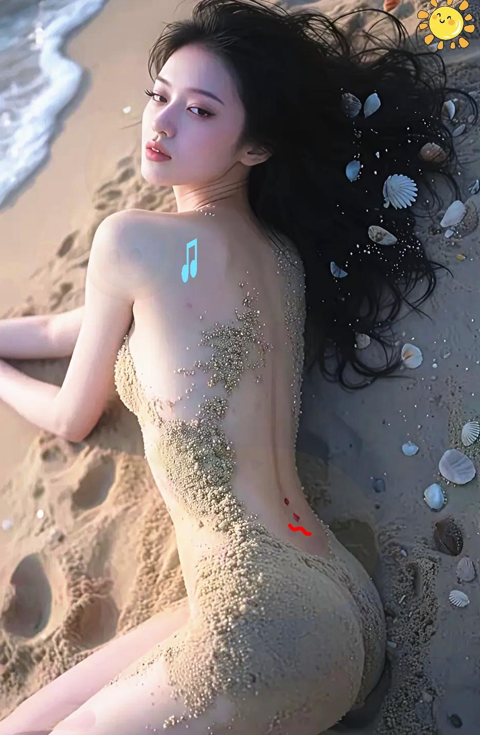 把沙滩穿在身上？这届潮人连海风都不放过！贝壳当配饰，海浪是BGM，每一粒