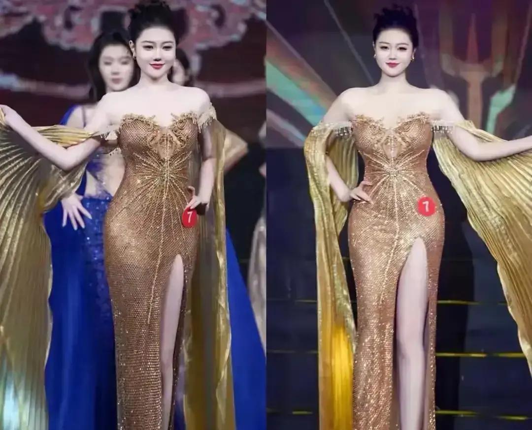 175cm美术生靠画画闯进选美决赛邢台姑娘连子欣，20岁，学画十年。别人靠