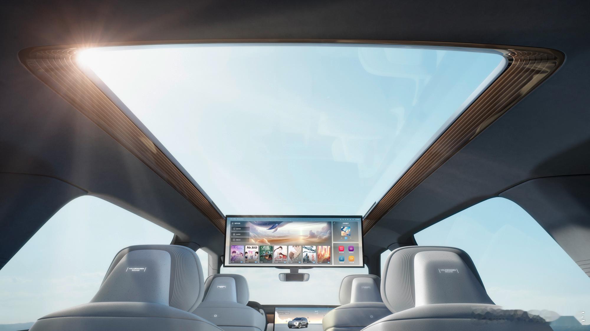 从谍照来看上汽大众ID.ERA9X量产版内饰，应该也会往之前的ID.ERA