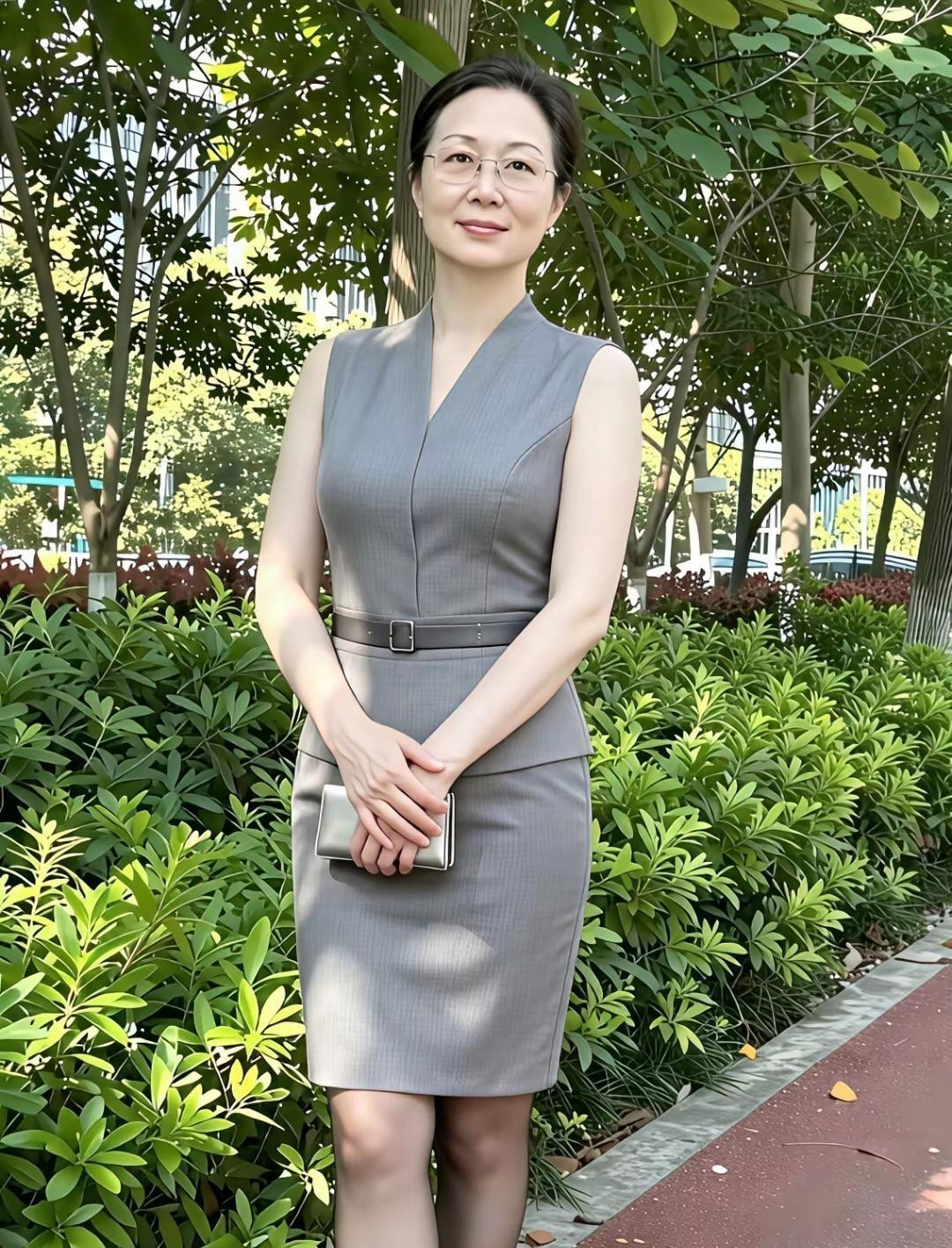 猜猜她退休前是干什么工作的？
