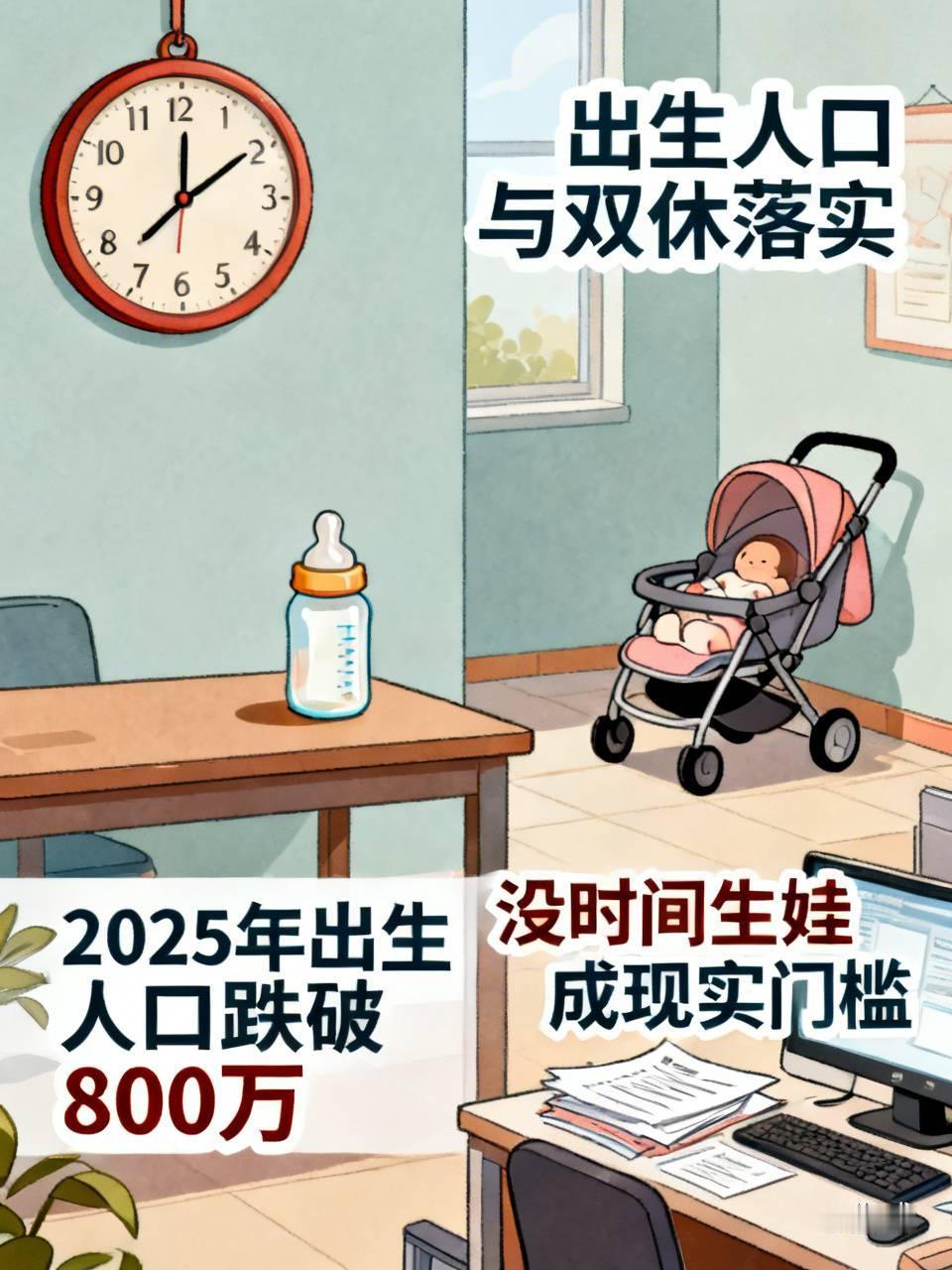 出生人口双休落实最近网上把出生人口和双休能不能落实联系到一起讨论，挺现实