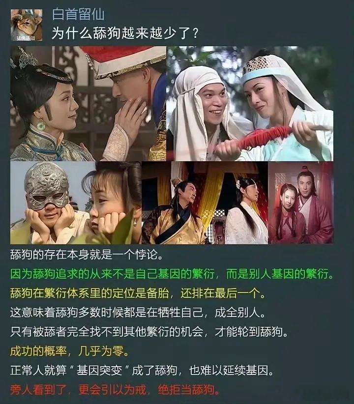 为什么舔狗越来越少了？