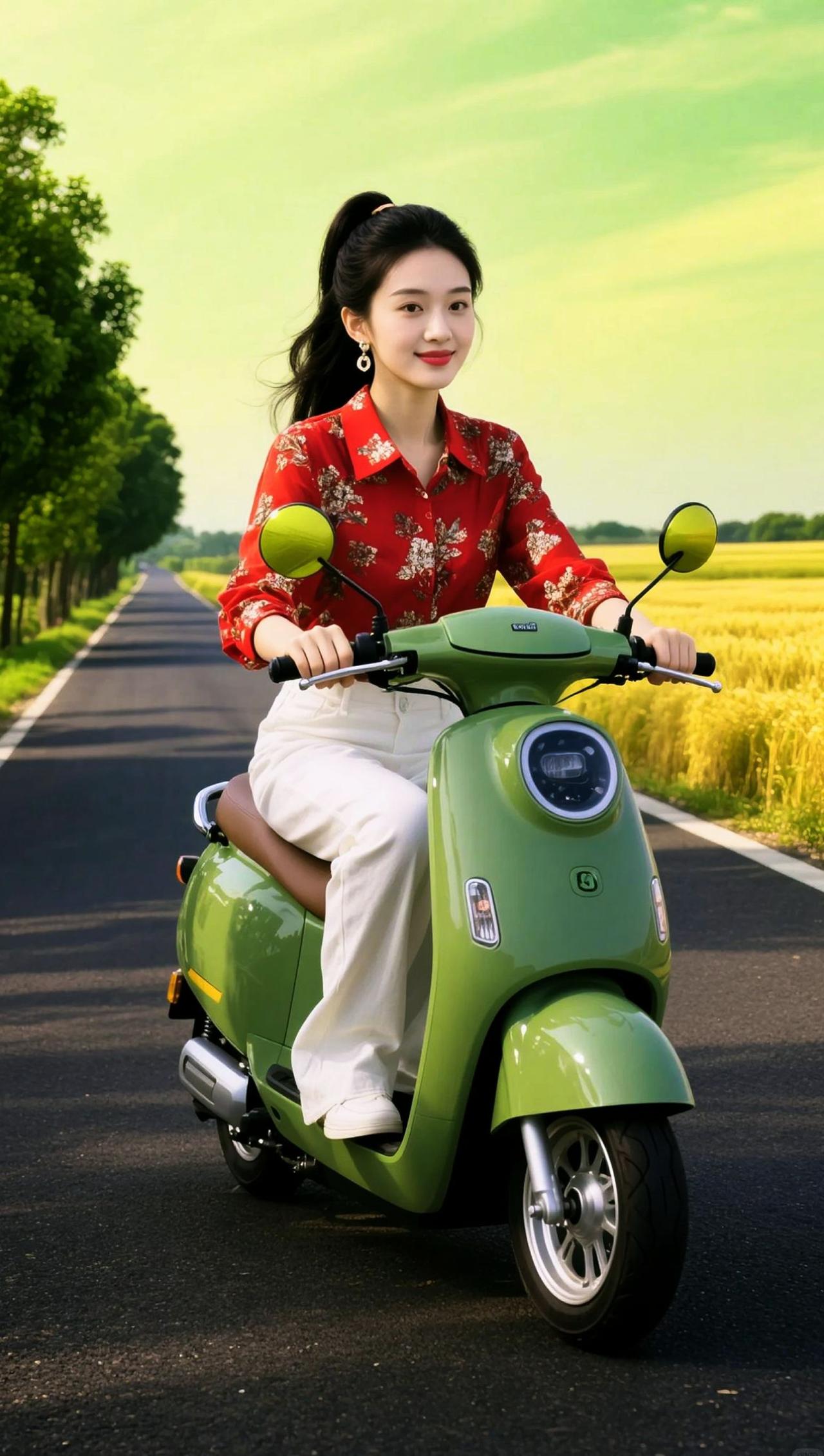 AI田园风写真随变ai随便玩