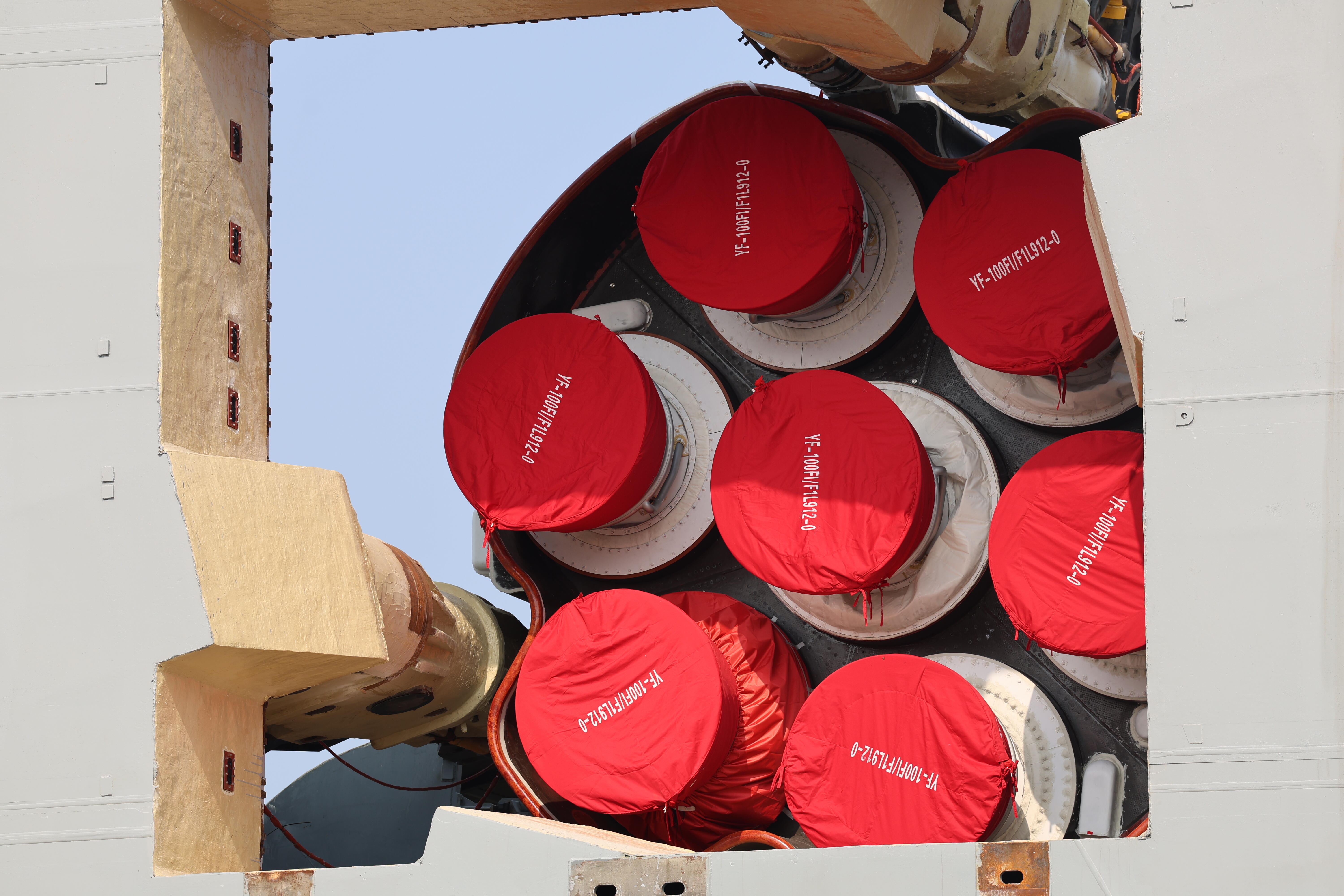 长征十号乙长十乙一级低部的隔热📷:RT火箭小镇