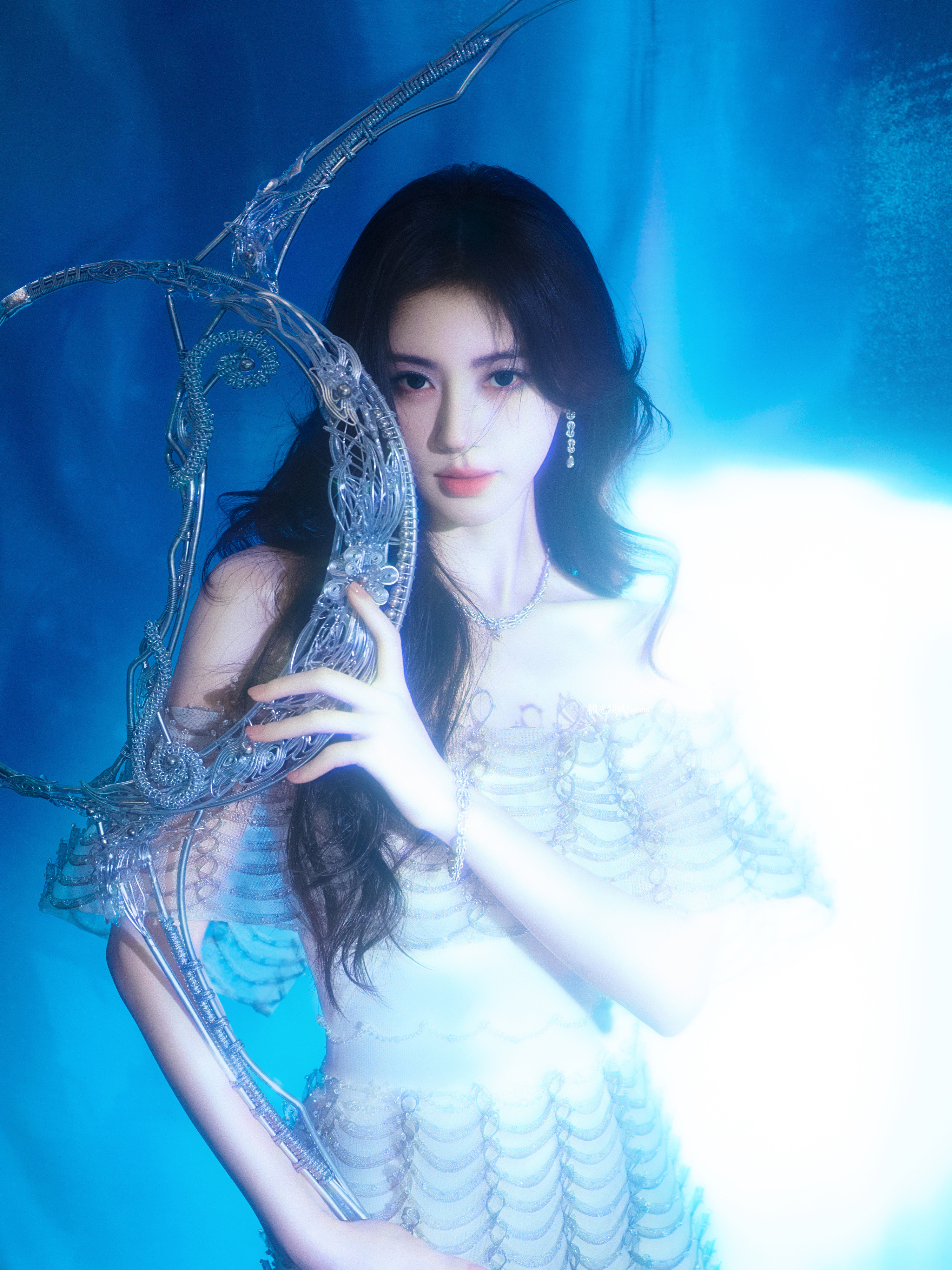 碧落之灵，凛冽生花🦋鞠婧祎蓝色妖姬