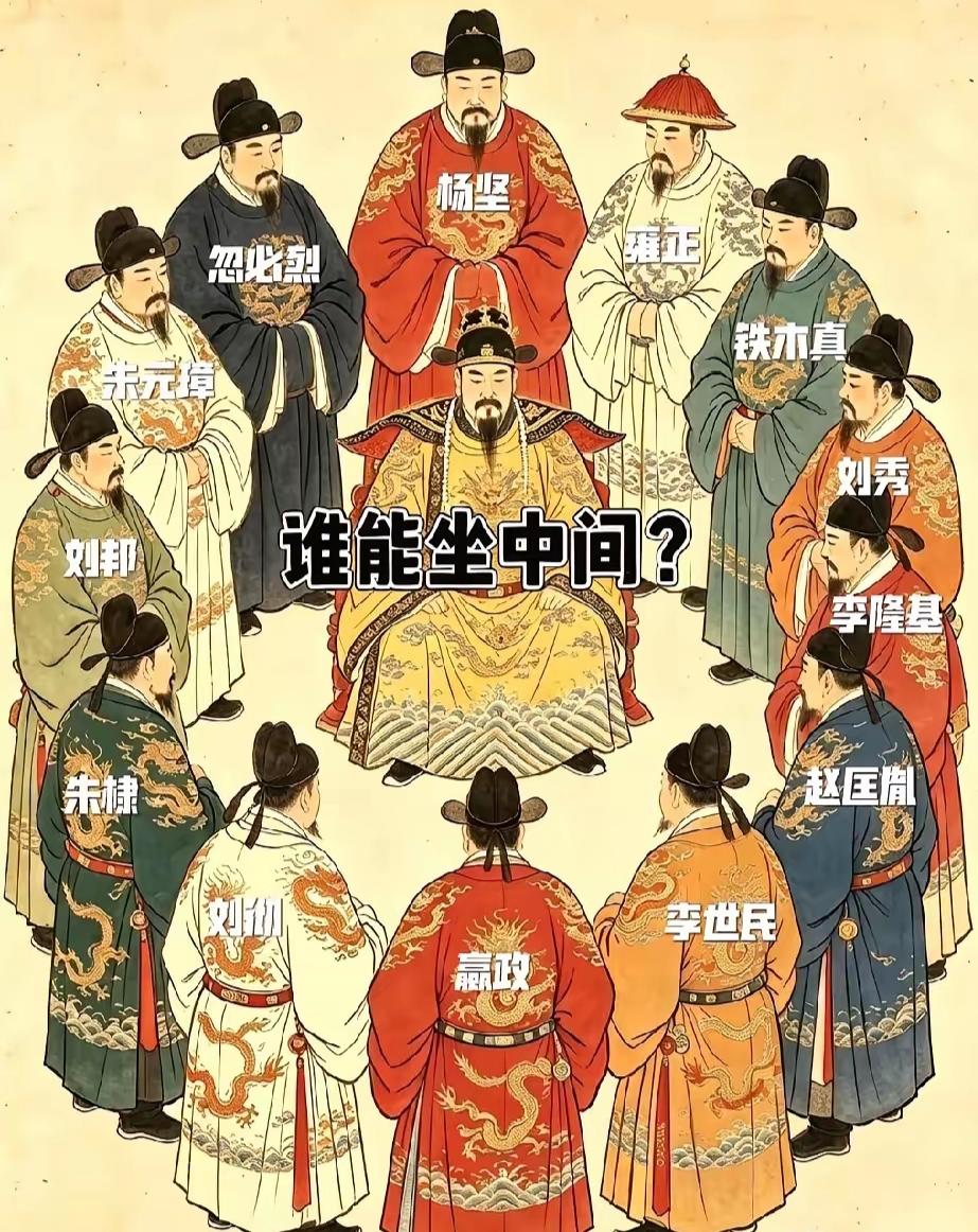 谁坐中间才能震住他们？