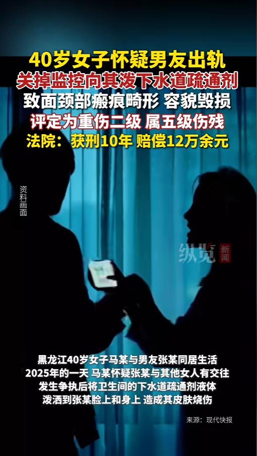 “心理健康太重要了！”6月15日报道，黑龙江，一40岁女子怀疑同居男友出轨，她怀