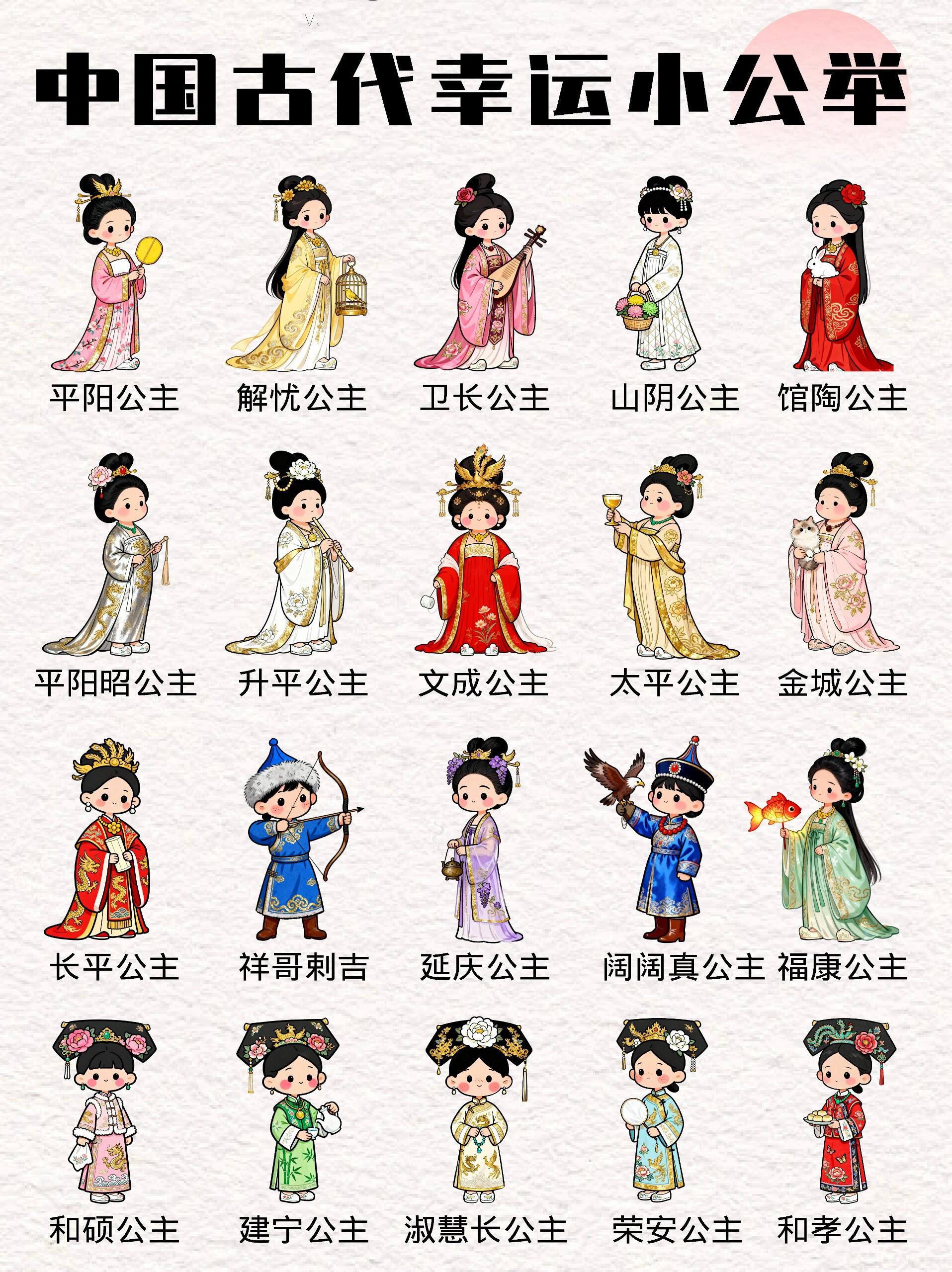 中国古代幸运小公举👸🏻独特女性故事！