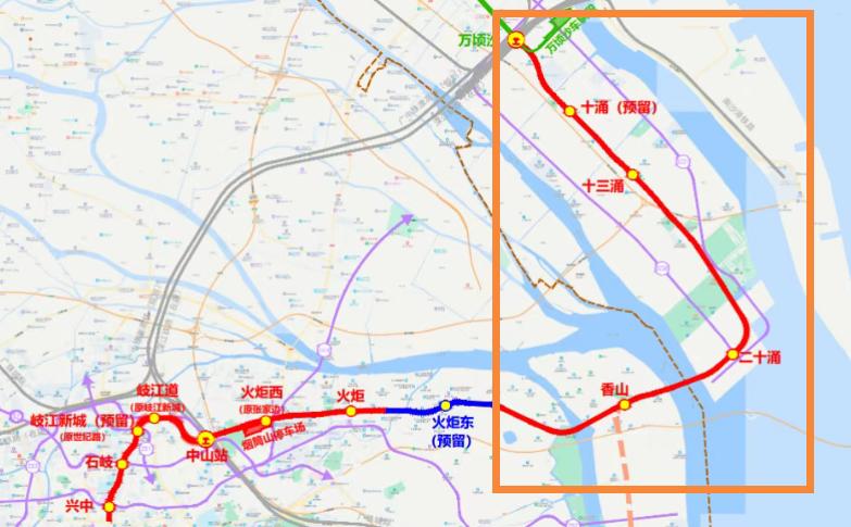 【广州18号线南延线建设有新进展】广州18号线南延线万顷沙-香山段又有新进展了！