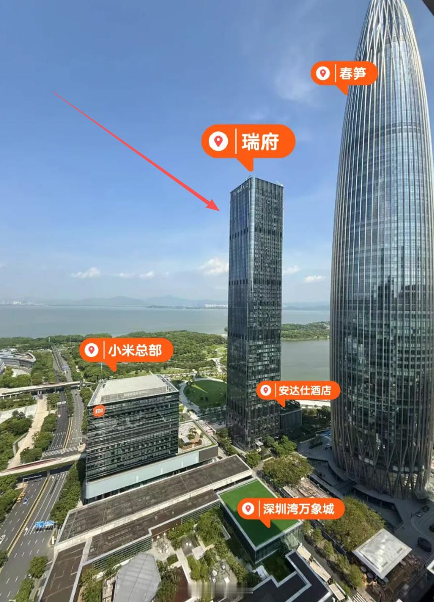 华润深圳湾瑞府228平2950万成交，单价12.9万。对的，就是春笋隔壁那个方