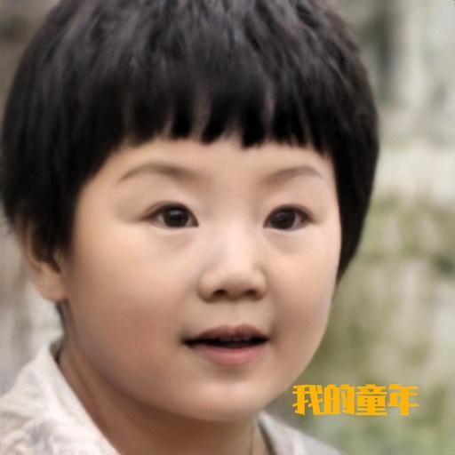 看看我小时候的样子