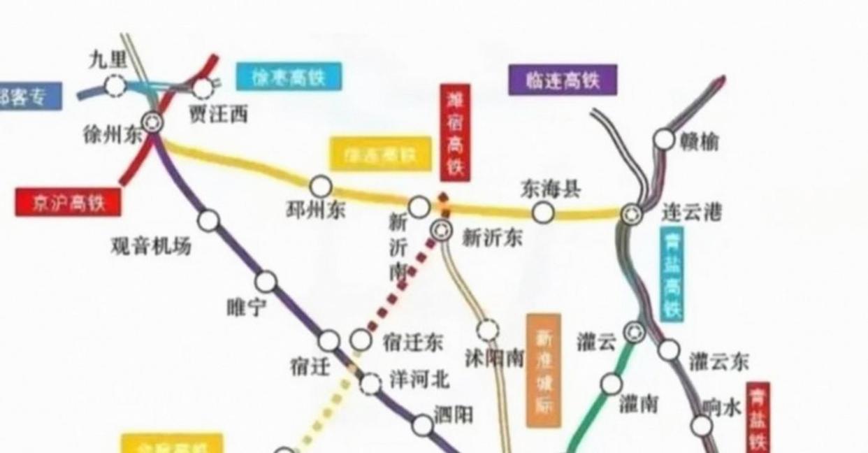 山东境内的济枣高铁正在抓紧建设之中，这是一条省内城际铁路，如果不南延接入江苏的线