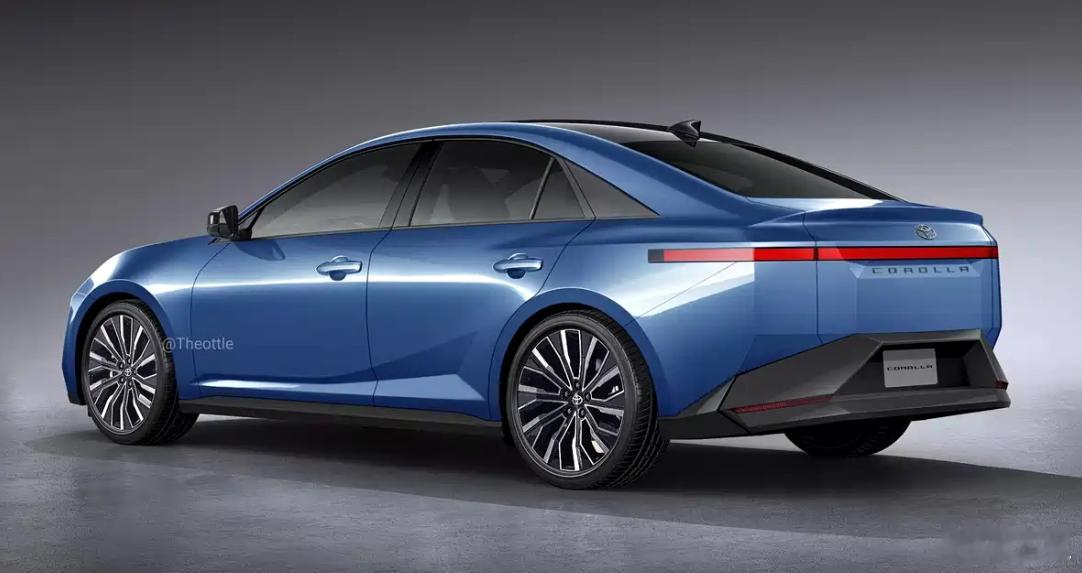 没想到新一代卡罗拉变得这么潮了，据说会有混动和纯电版，而燃油版应该也会保留。正式