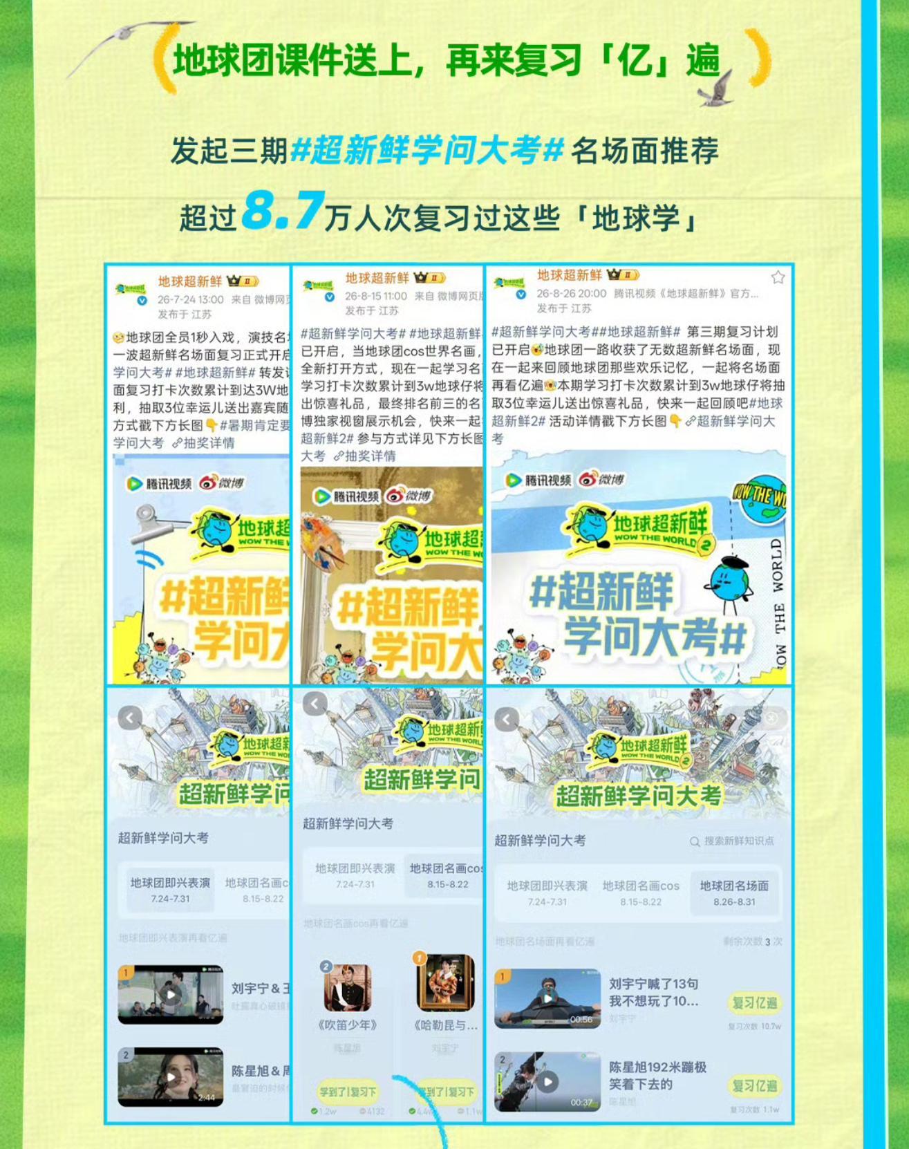 【《地球超新鲜2》战报｜微博综艺】认证🎉刘宇宁地球讨论King认证🎉刘宇宁地
