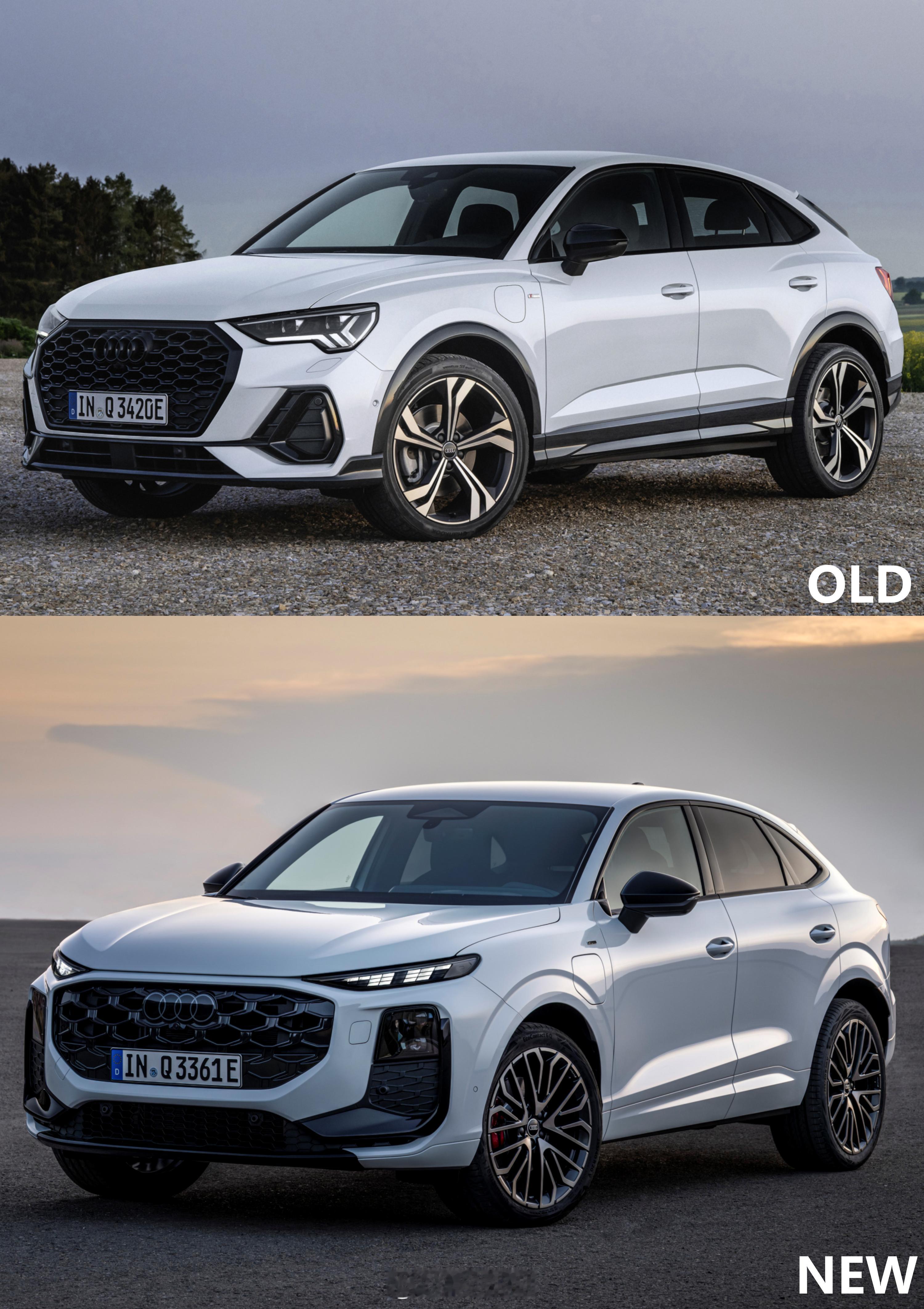 奥迪新老奥迪Q3Sportback外观&内饰对比【新老车型对比】新老
