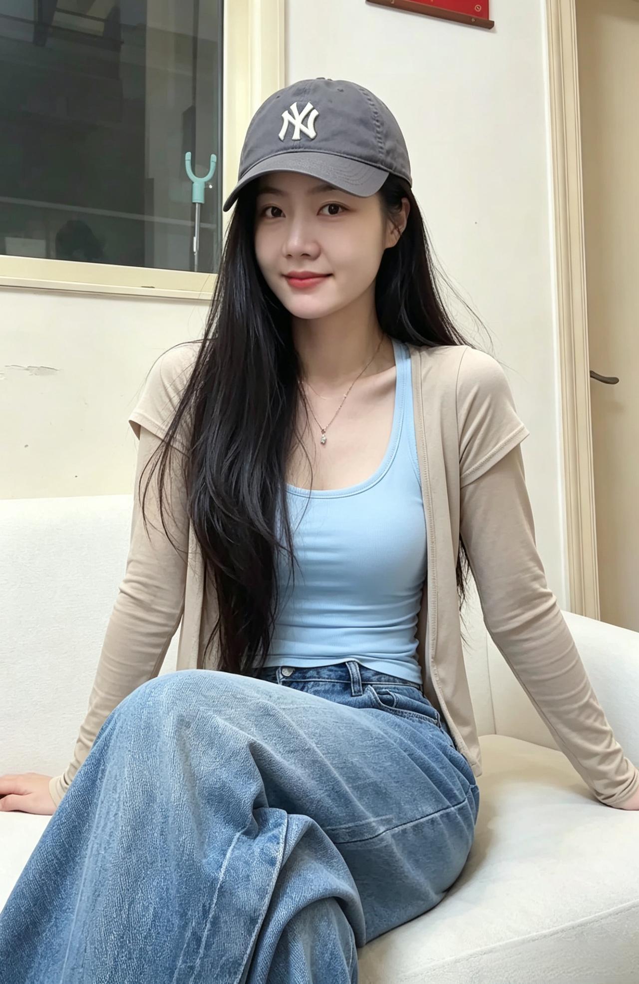 浅黛含清婉，芳姿净绝尘。满堂风月色，不及一佳人。