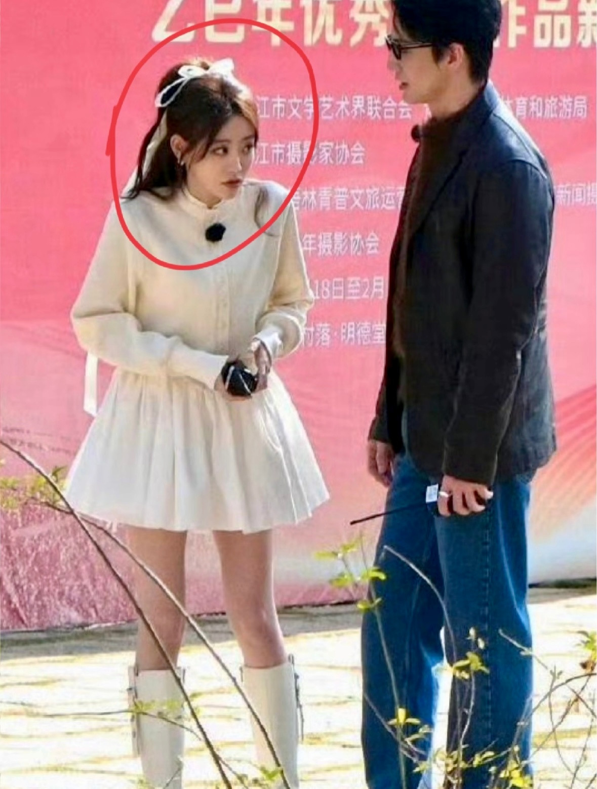 祝祝原来现实中的生图长这样祝绪丹现实中路人视角下，无滤镜原图都能这么甜美，高挑又