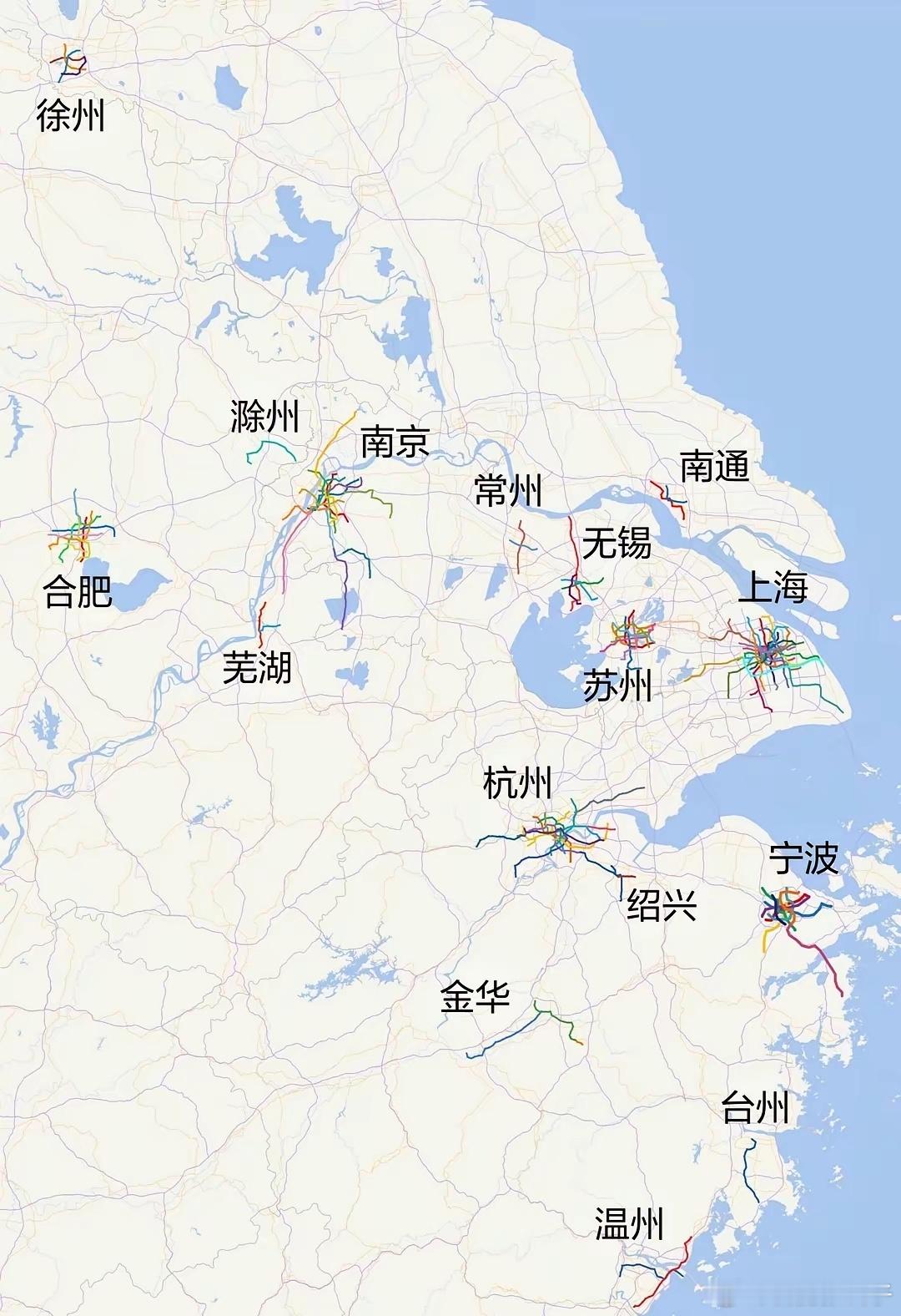 【长三角城市轨道交通（2026年9月）】江浙沪皖16座城市轨道交通系