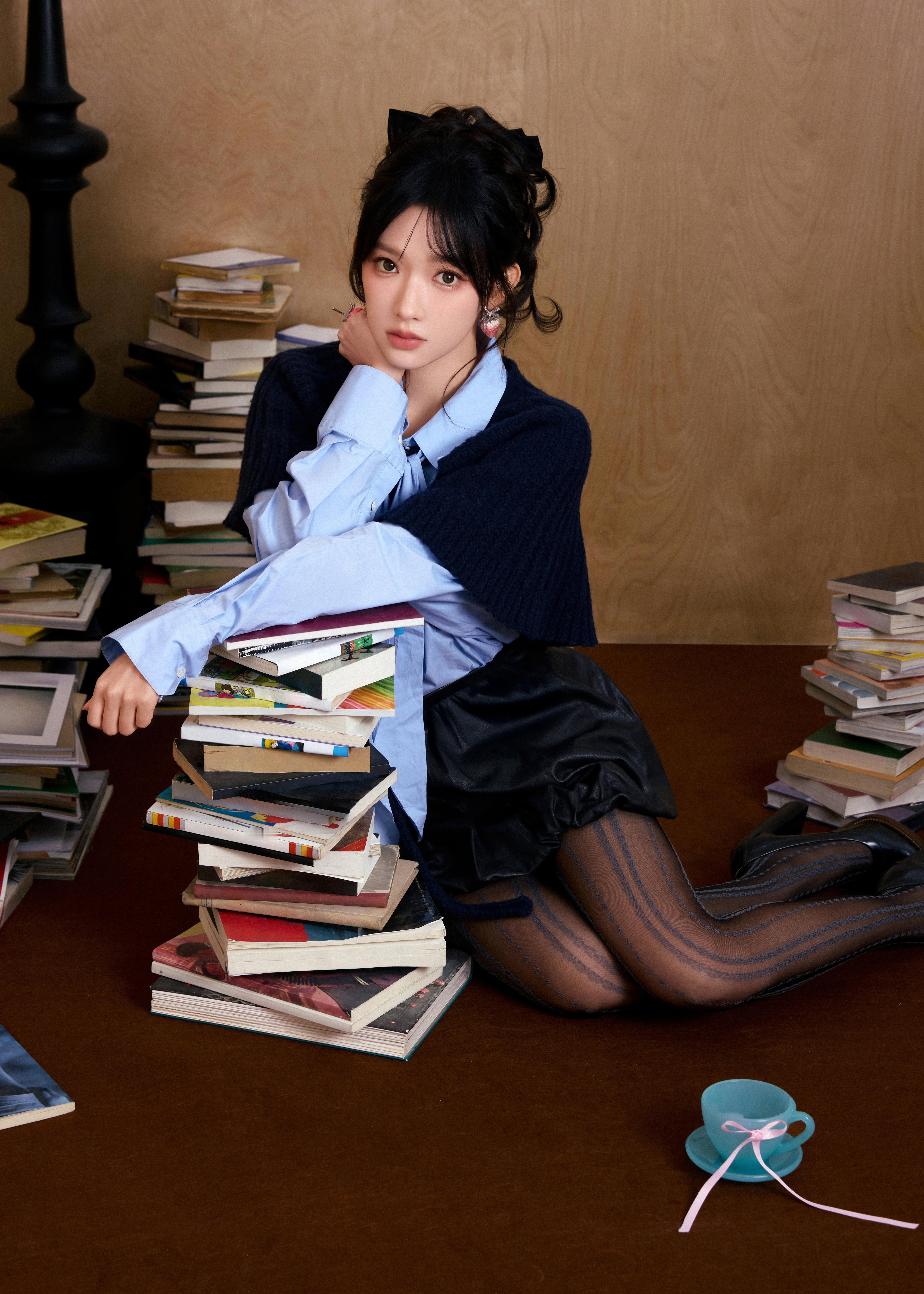 程潇太美了，黑丝高跟大长腿​​​