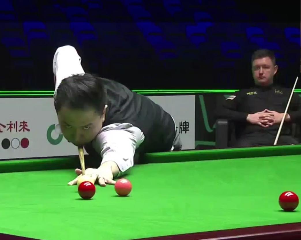 斯诺克世界大奖赛揭幕战：肖国栋3-1领先凯伦威尔逊​​北京时间