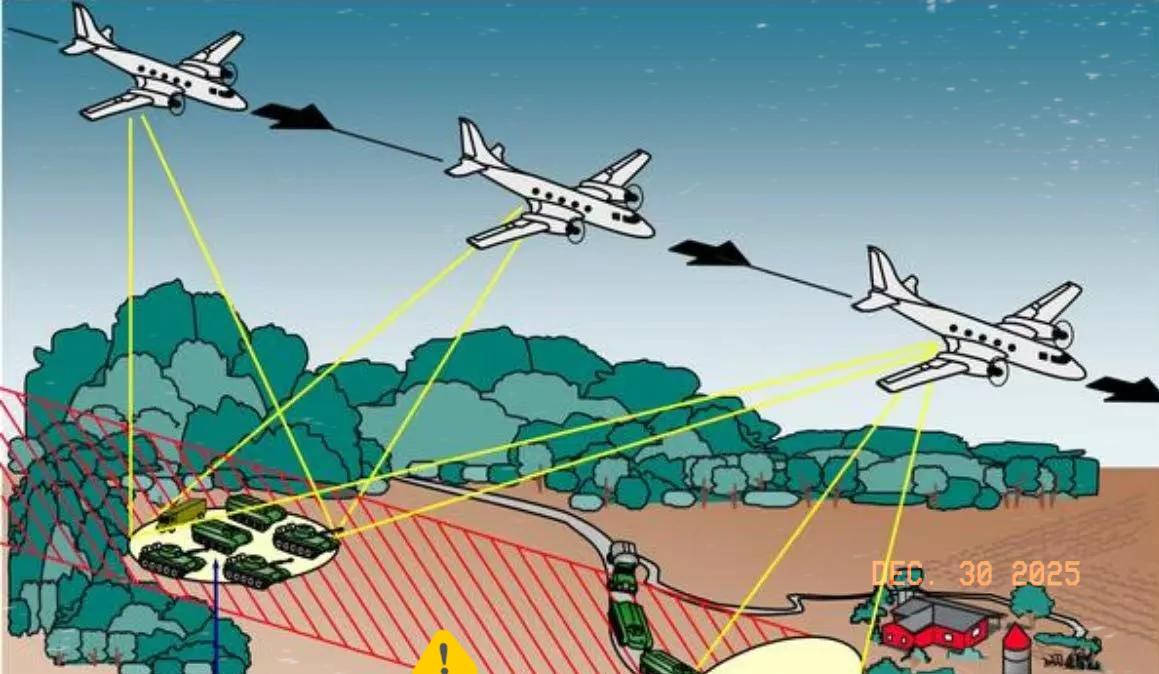 台民众发文：历史上首次，大陆的无人机进入台湾。利用合成孔径雷达（SAR）进行成