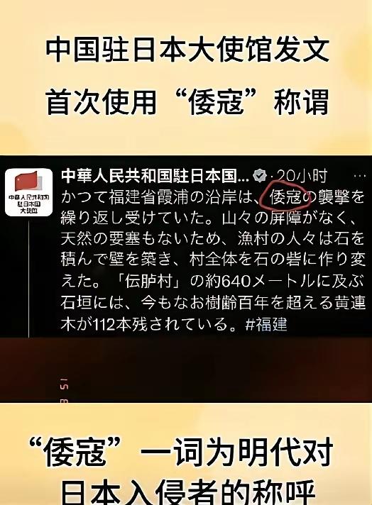 中国驻日大使发文称呼日本为倭寇，日本彻底炸锅了！这可能是第一次让国人大快人心的事