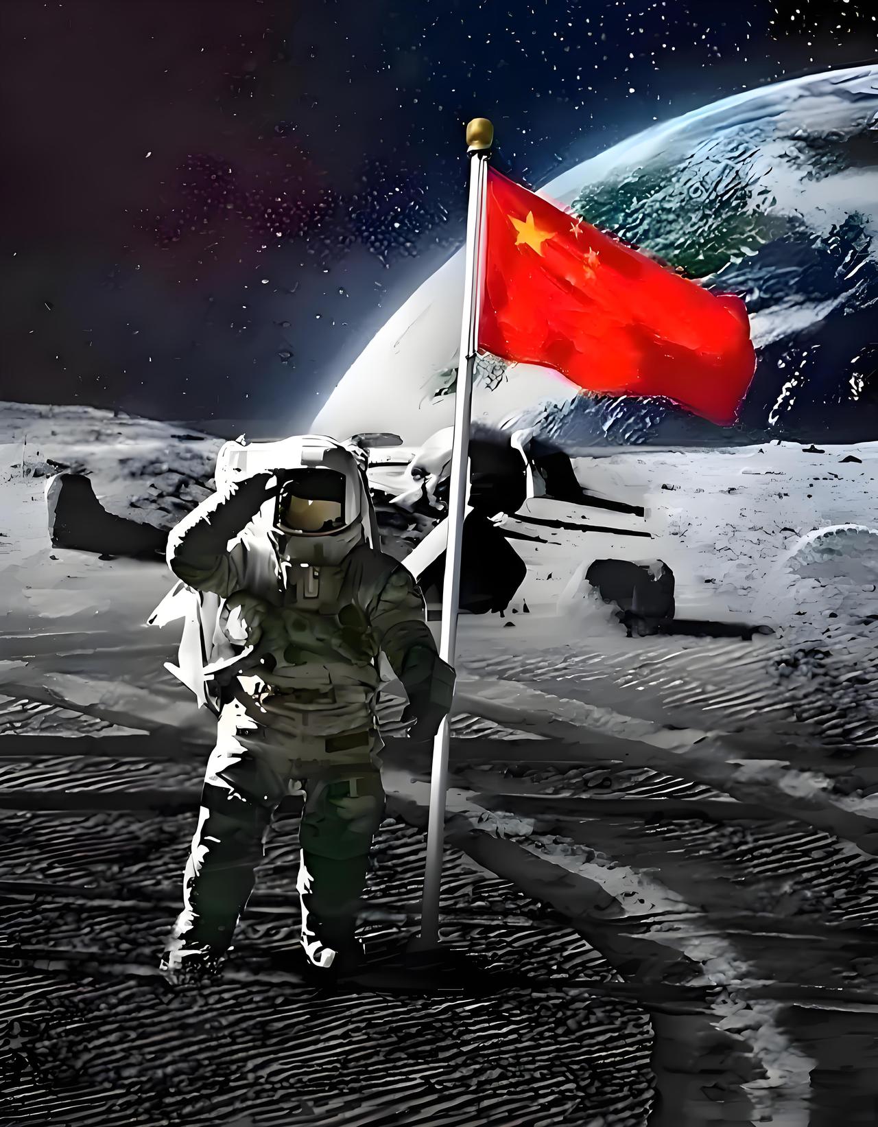 我们直接瞄准月球“房票”！美国4人组绕月任务刚返回地球，中国航天立刻甩出王炸：嫦