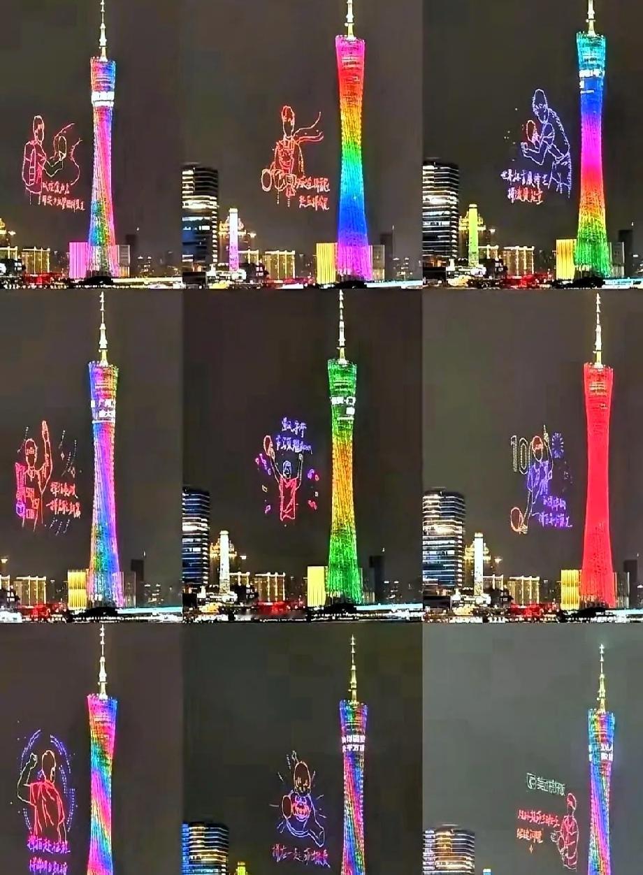 有人说生日排场全靠钱堆？莎莎这波直接打了所有人的脸！11月4日晚，广州塔