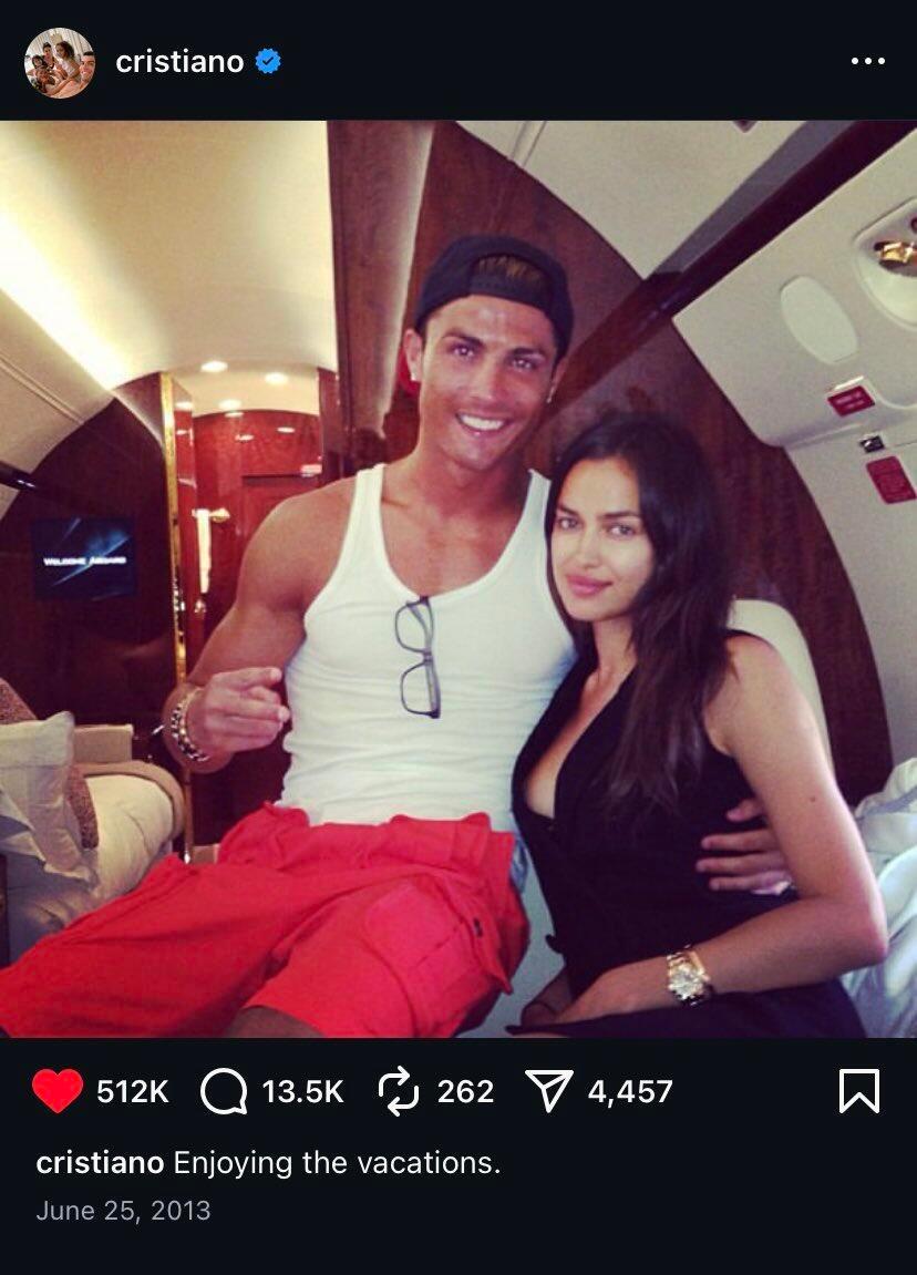C罗婚后社媒仍保留伊莲娜旧照C罗已经和乔治娜低调完婚。有球迷发现，他的社交账号至