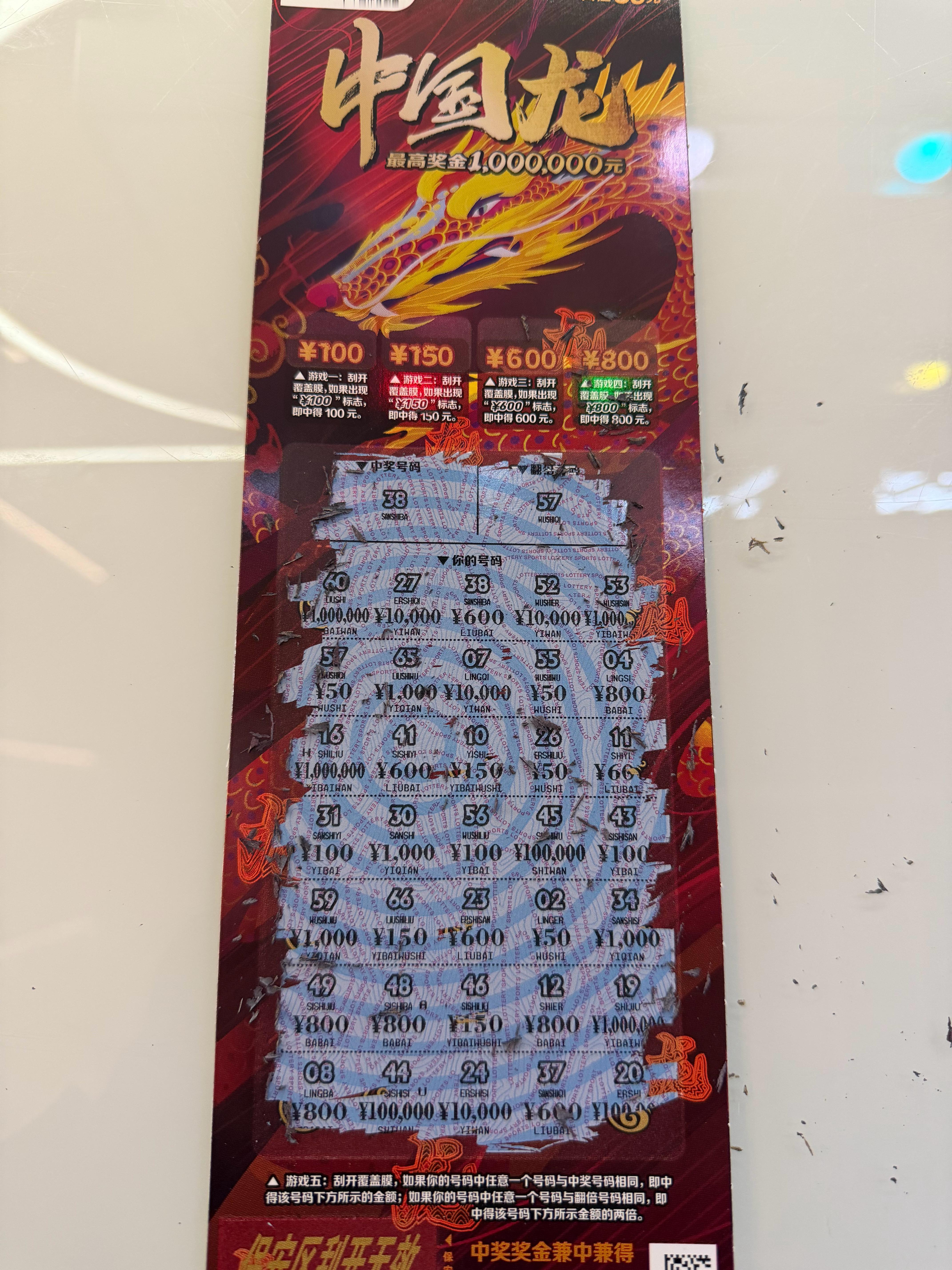 woc我中奖了！！！还中了两个号！！