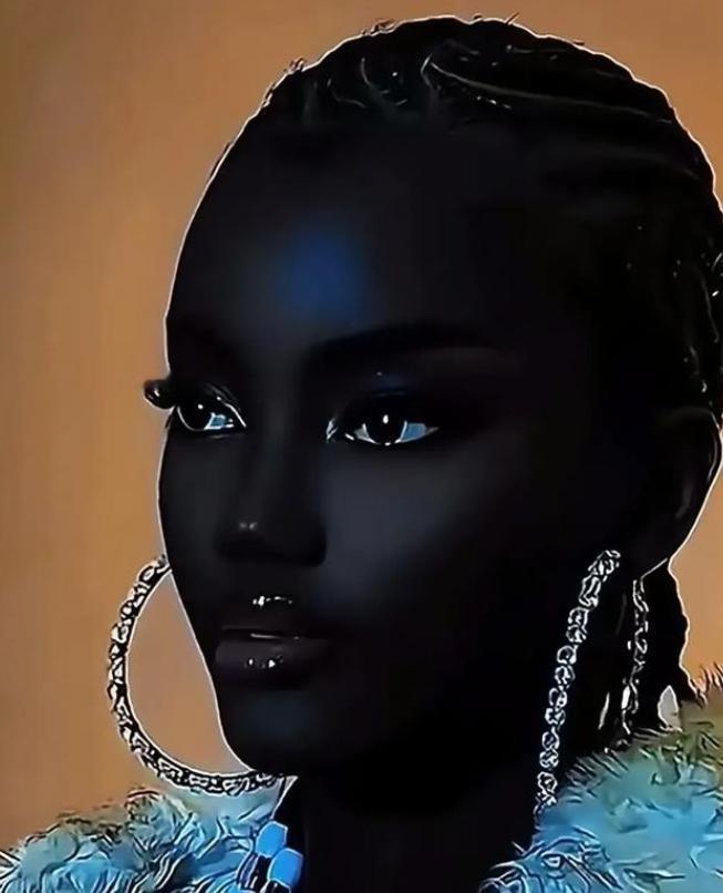 地球上最黑的民族。非洲南苏丹丁卡族人，黑皮肤、蓝眼睛，特别是蓝眼睛，可好看了！他