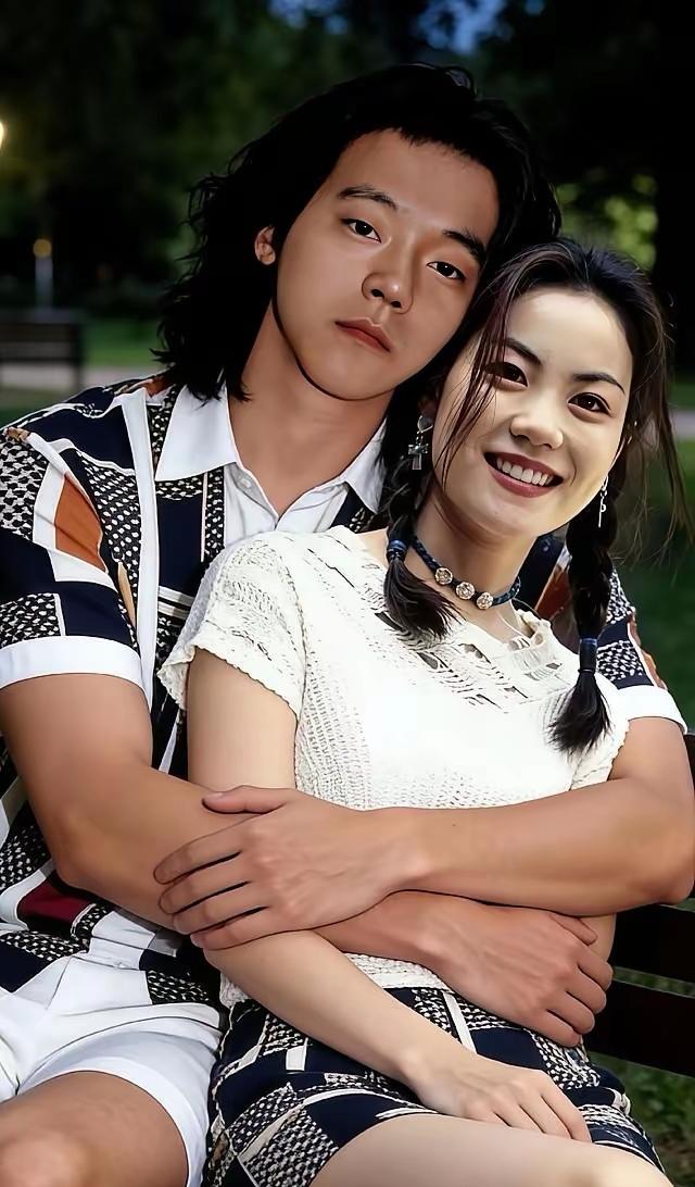 年轻时的窦唯，可不是后来大家印象里那个穿着军大衣、头发凌乱的“油腻大叔”。