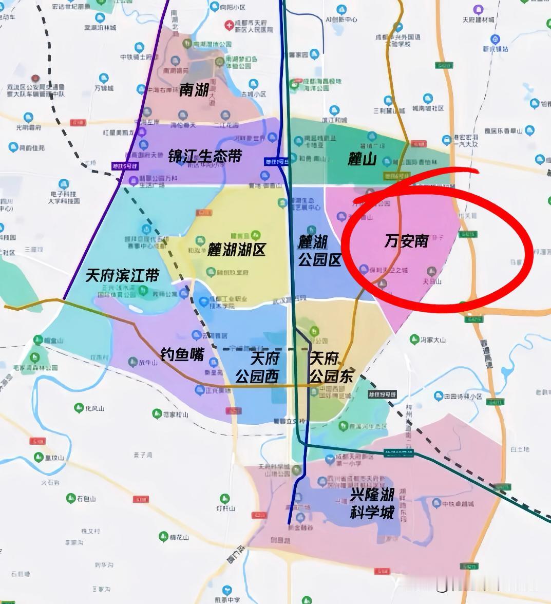 成都城南的万安板块是城南黑洞吗？说起万安，唯一能夸的只有“价格好像还行”~早年