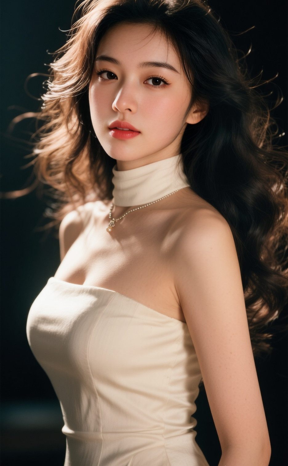 美眉一袭长裙摇曳生姿写真
