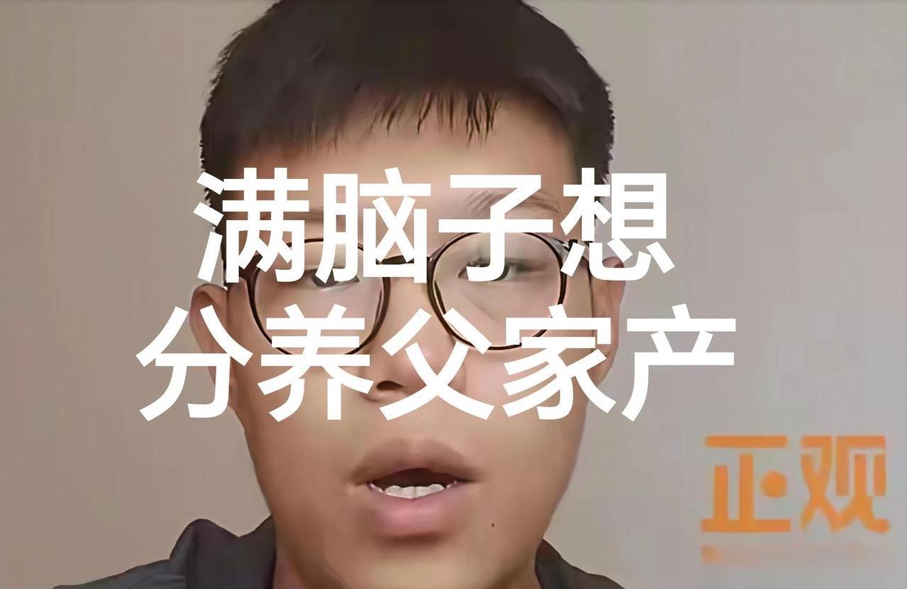 姜某泽现在满脑子想分养父家产他发视频称，养父是受到现任妻子的蛊惑，但对于养父喊