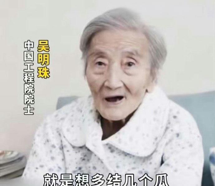 中国是世界上少数实现了吃瓜自由的国家，这一切都要感谢我们的西瓜奶奶——吴明珠院士