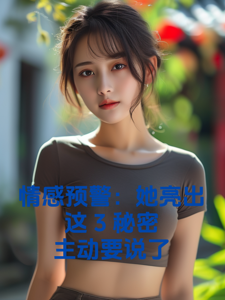 情感预警：她亮出这3秘密，主动要说了