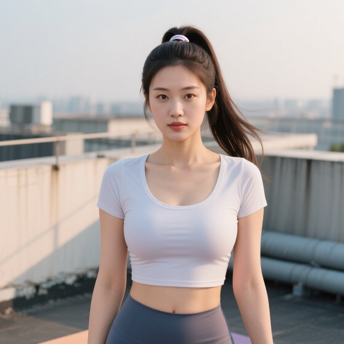 瑜伽女神曲线撩人这身材比例堪称完美艺术品