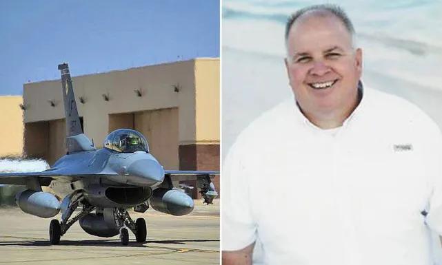 2017年1月，一名美国退役军官正在空军基地观看飞行训练，突然，一架F-16莫名