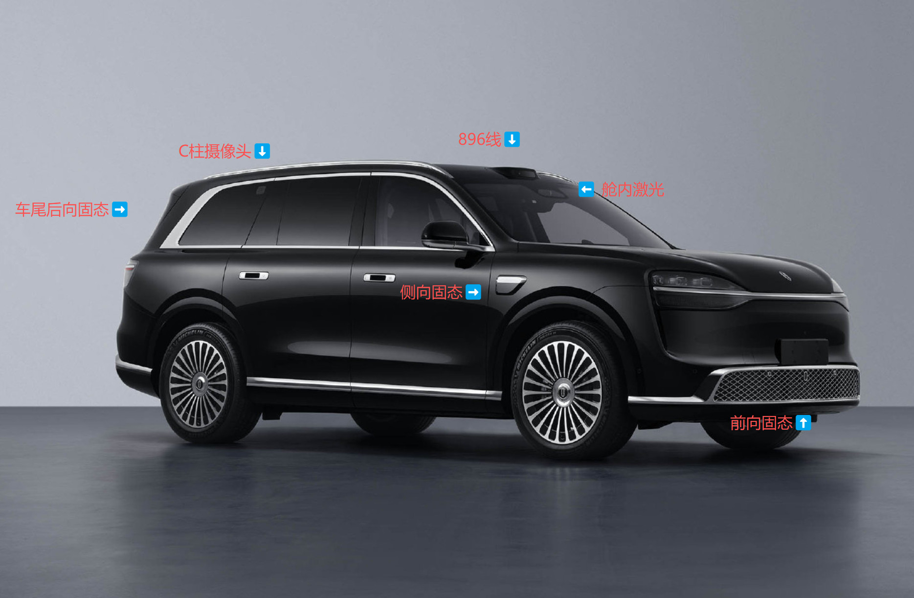 新款问界M9的智驾硬件直接拉满的，想知道华为乾崑的旗舰方案直接看M9就对了，全车