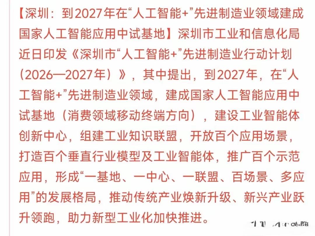 大利好消息利好AI人工智能先进制造业同样利好AI芯片半导体板块！对于车规高阶智能