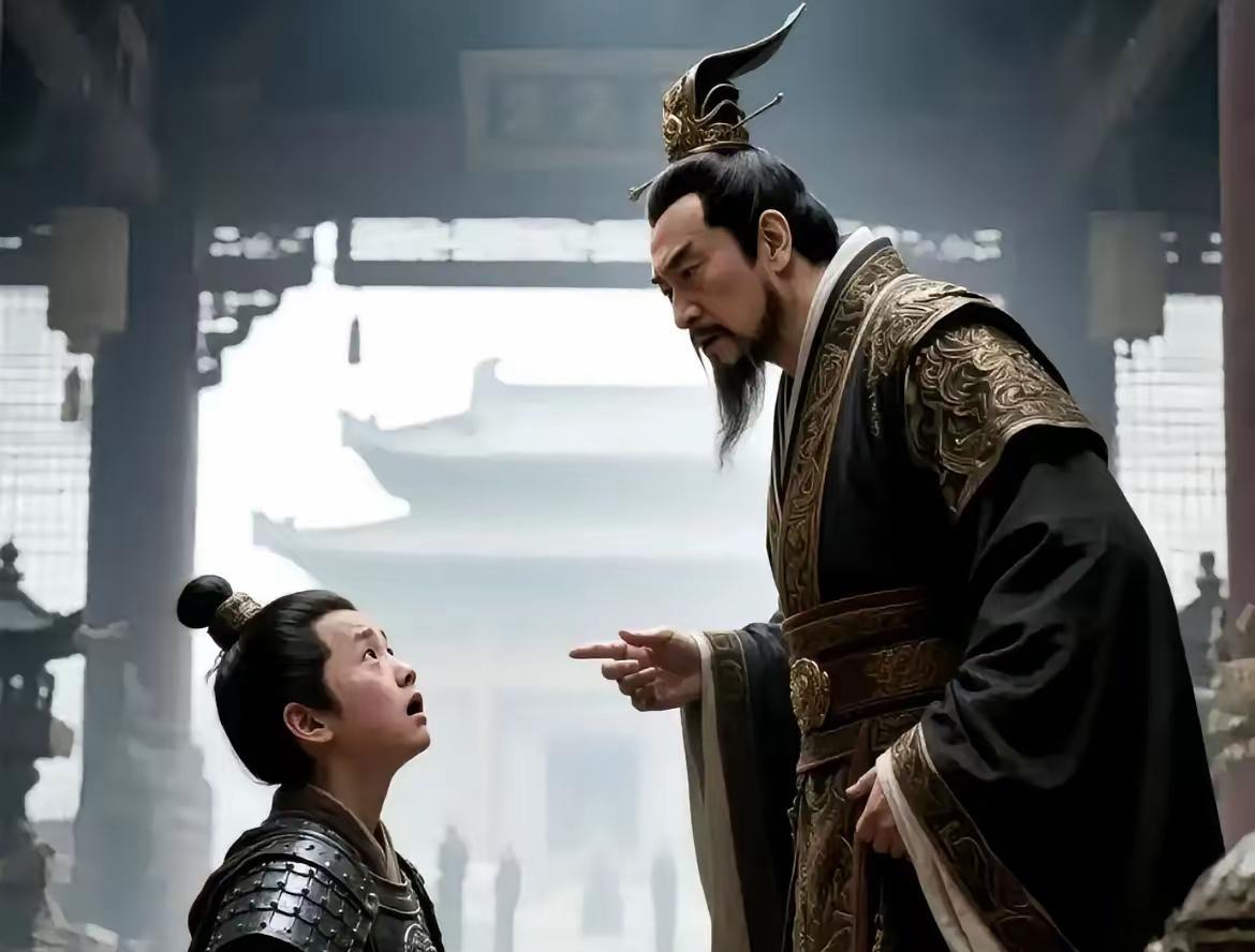 刘封脑子里“轰”的一声，脸色煞白。“冤枉啊父王！”他跪在地上，声音都劈了，