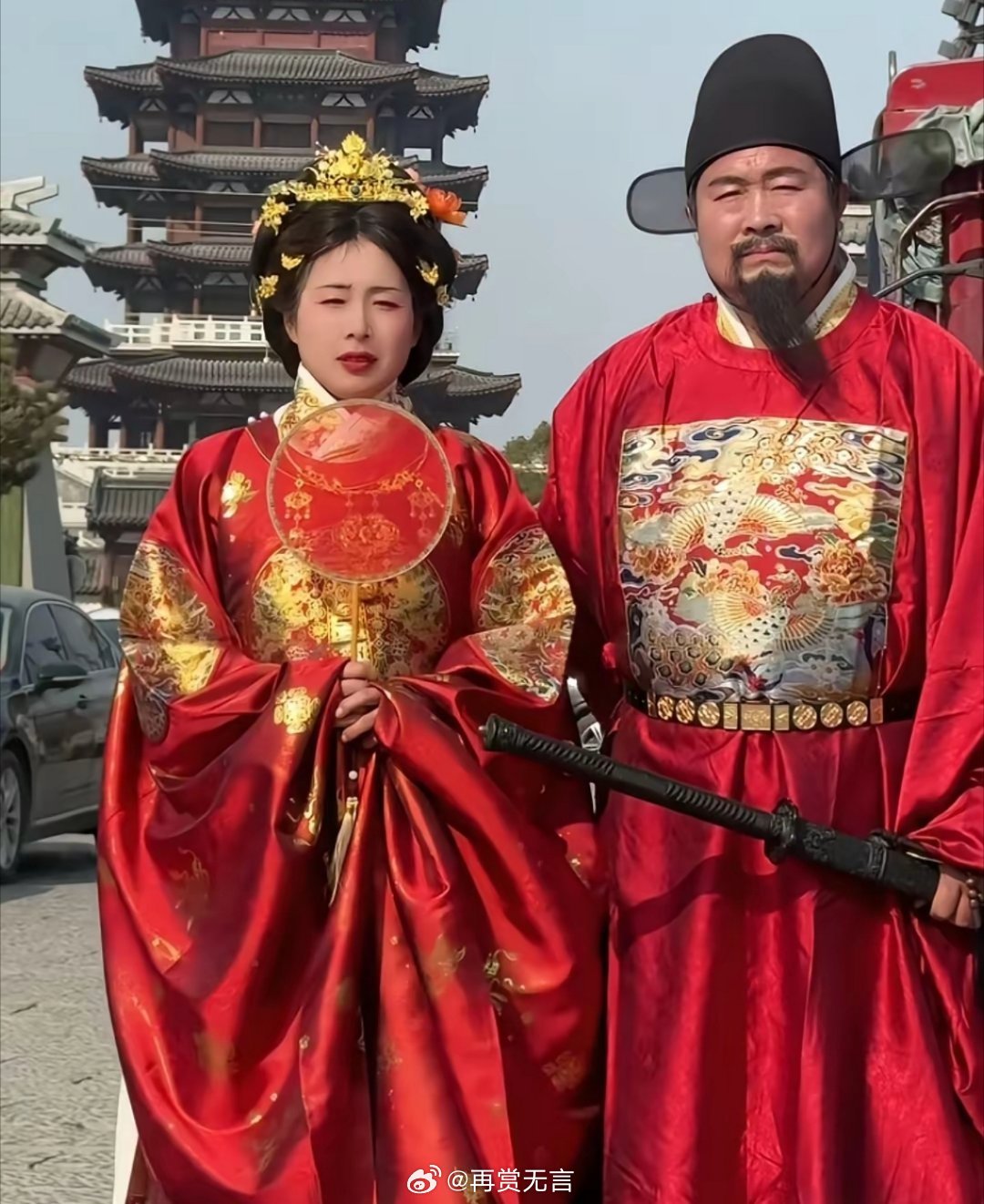 穿上汉服，农民变大臣！这气质，绝了！