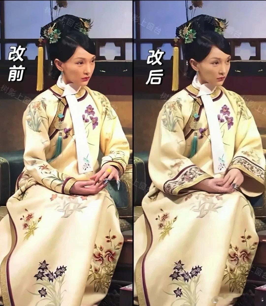 谁懂啊！我前几天重刷《如懿传》，盯着周迅那身衣服，总觉得哪里不对劲，胸口闷得慌。