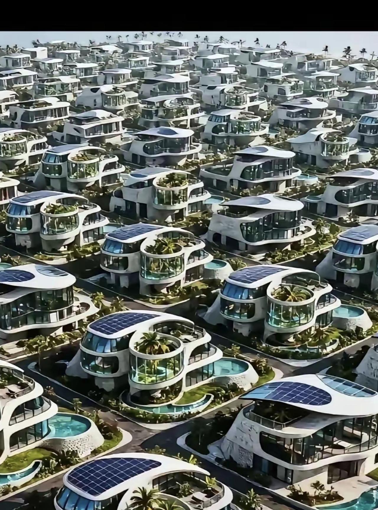 这是网友建议的，在以后的新农村建设中，我们农民的房子就按照这个样子和标准来建，这