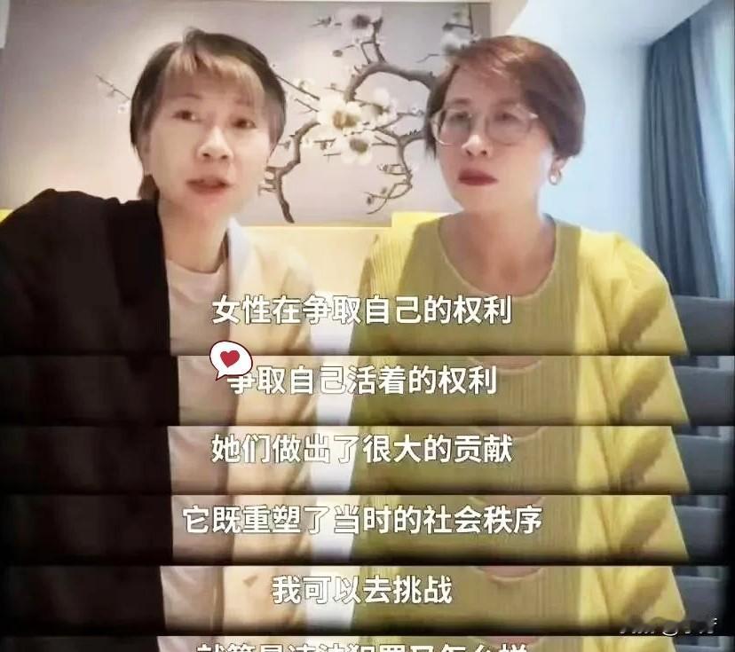 赵宏教授暴论：女性违法犯罪又怎么样她在一个节目中表示：女性在争取自己的权利