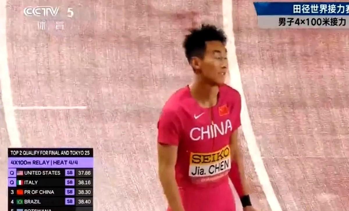 中国接力队的出场组合让人看不懂！今晚广州举行的世界接力锦标赛，代表中国出战的几