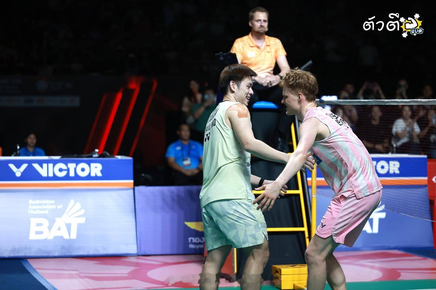 赛场名场面✨安东森：我来了昆拉武特：你不要过来阿2026年泰国羽毛球公开赛