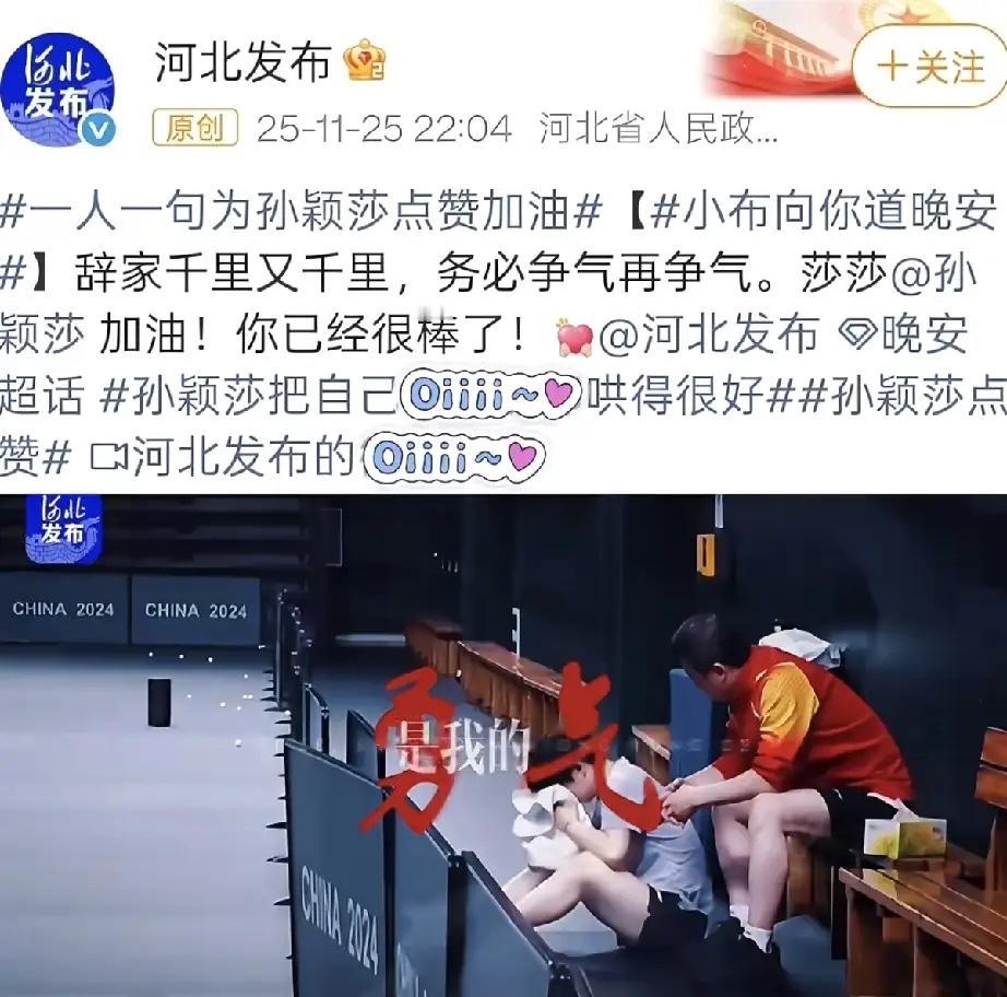 河北发声力挺孙颖莎！娘家终于出面保护孙颖莎了，自从孙颖莎全运会女单决赛输给